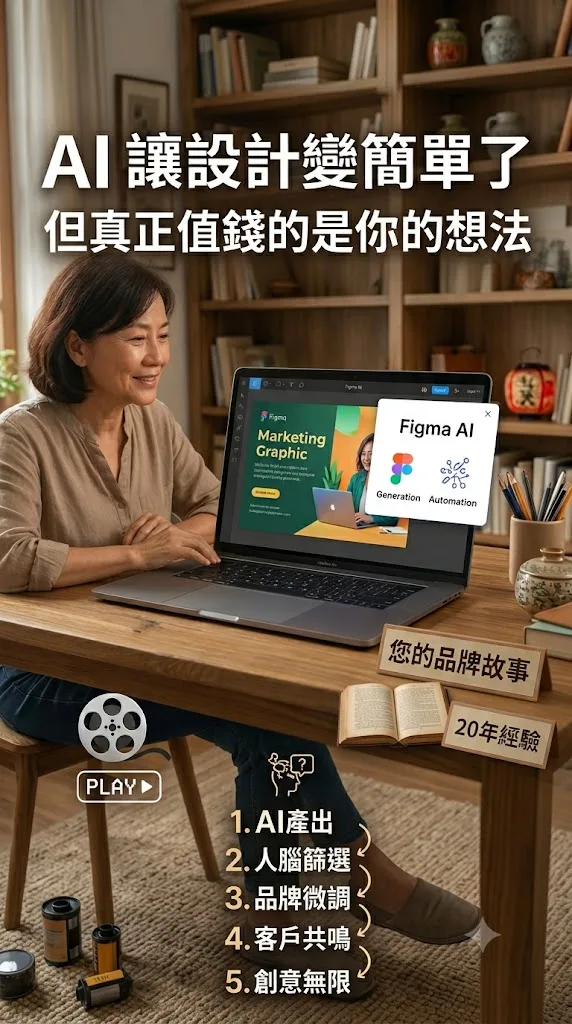 AI 讓設計變簡單了，但真正值錢的是你的想法