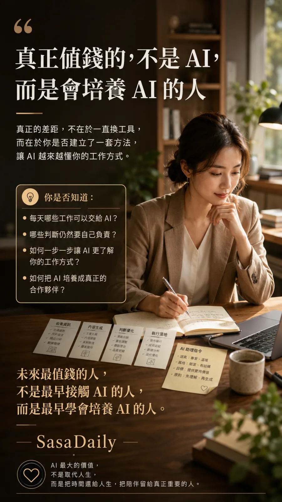 真正值錢的，不是 AI，而是會培養 AI 的人