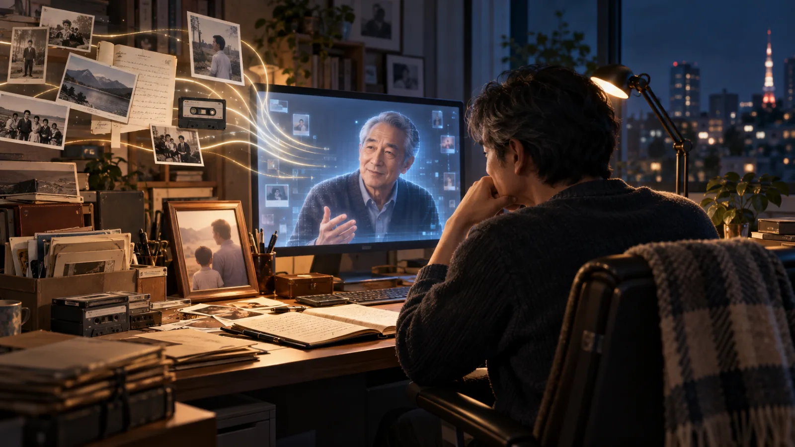 父親明明已經過世 4 年，為什麼他現在還能打開 AI 跟爸爸討論工作？