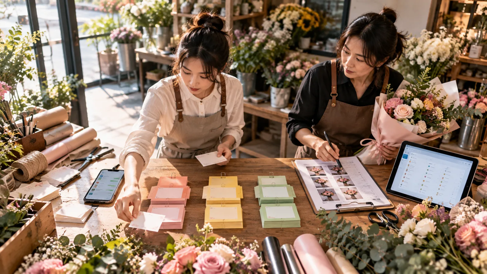 How a 4-Person Flower Shop Uses AI to Organize Orders from LINE and Instagram Inquiries